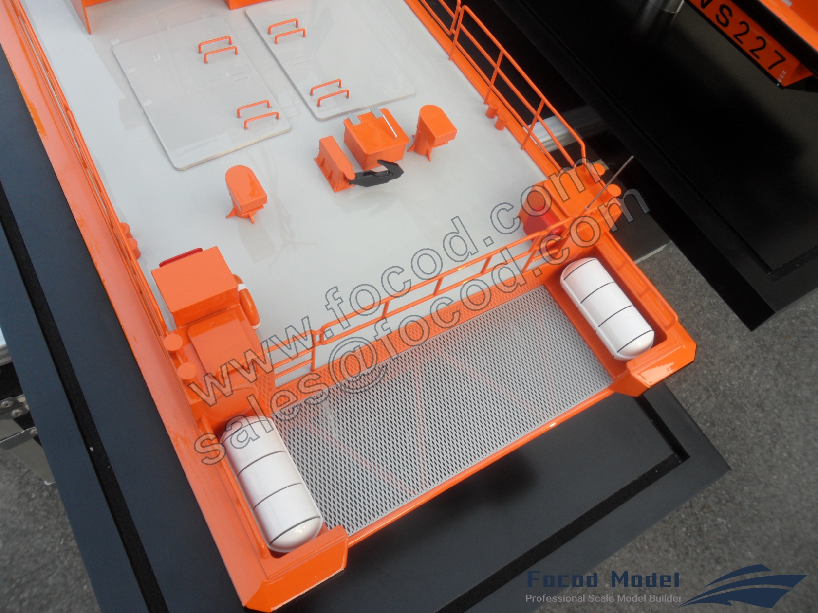 customized model of Search and Rescue boat